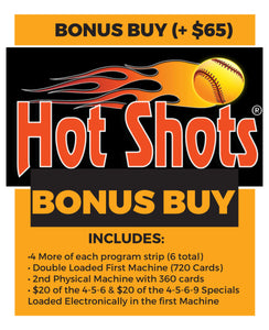BONUS BUY  *This is an add on item. You must also buy a seat reservation