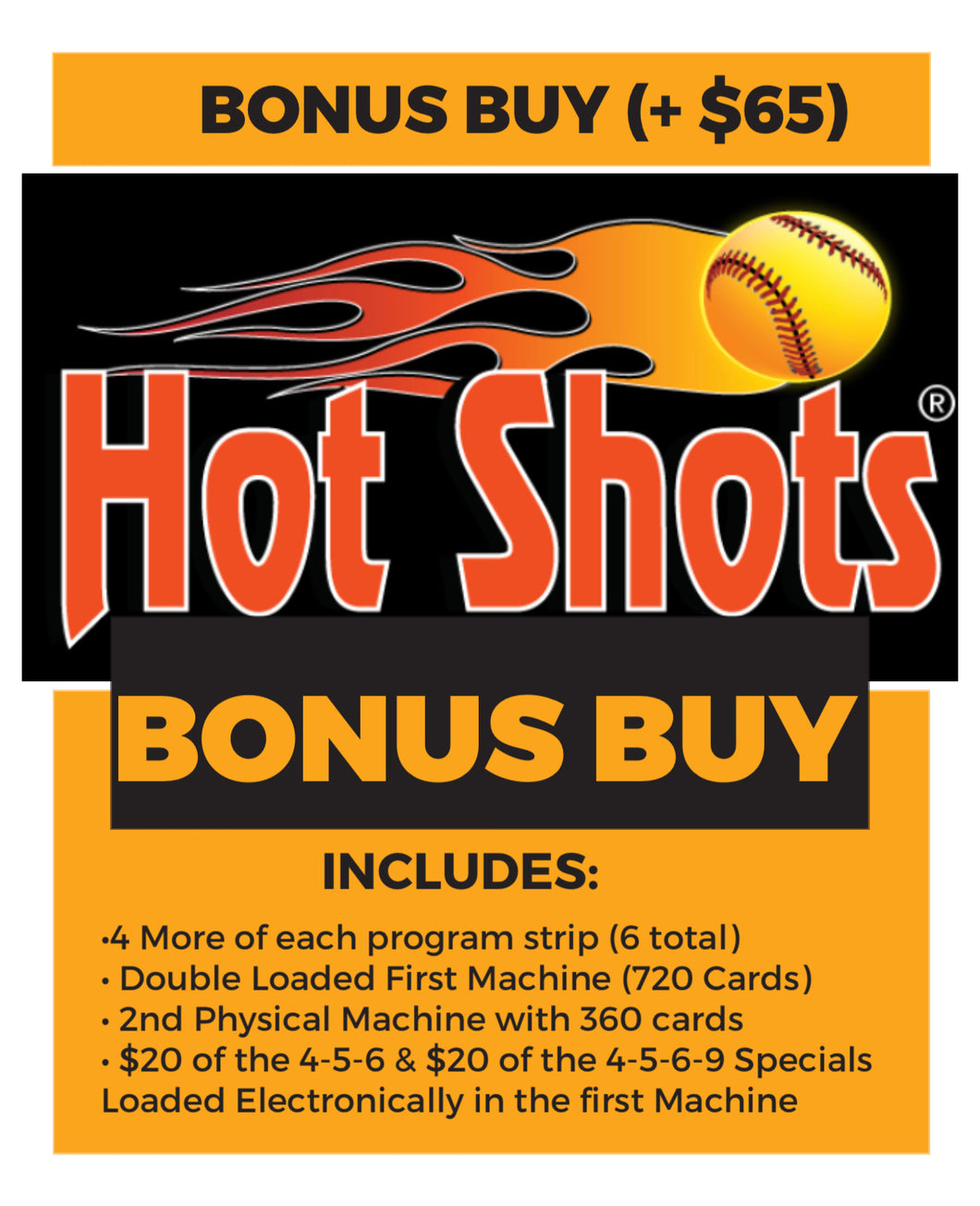 BONUS BUY  *This is an add on item. You must also buy a seat reservation